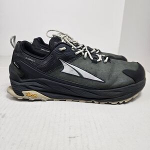 Altra Olympus 5 Men's Size 12 Gray  GoroTex Running Shoes Vibram Soles Sneakers